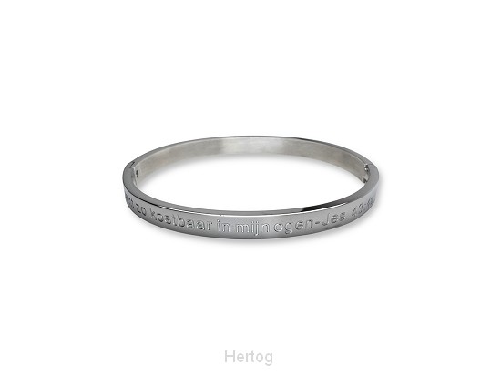 Bangle jesaja 43 zilver