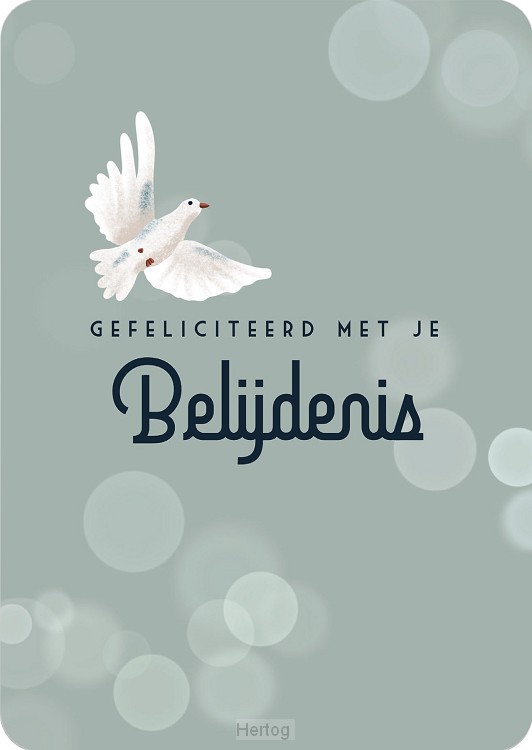 Kaart gefeliciteerd met je belijdenis
