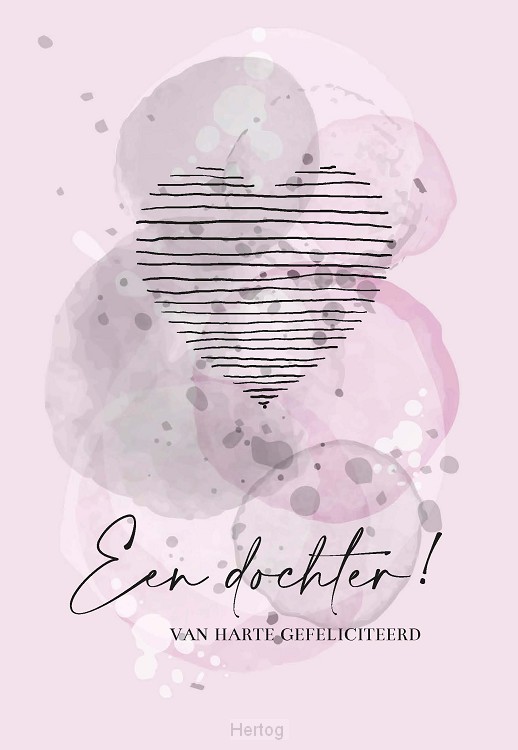 Wenskaart een dochter