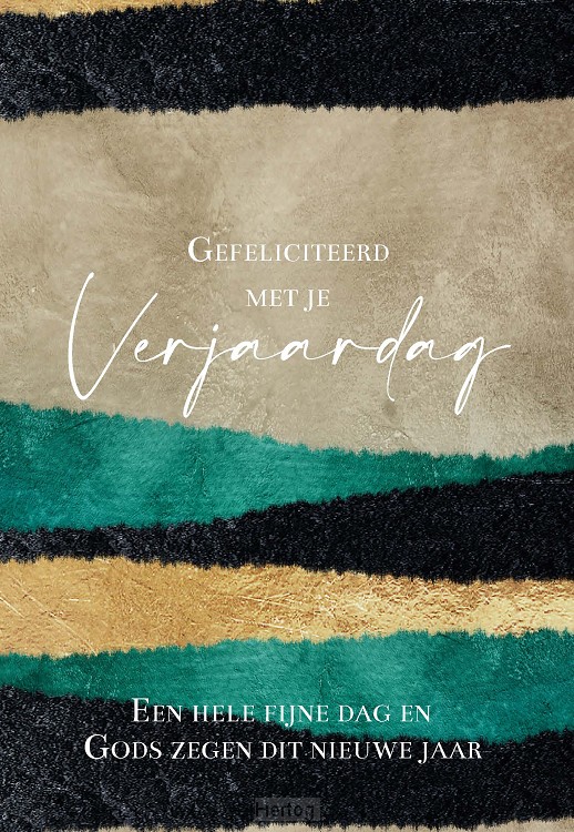 Wenskaart gefeliciteerd met je verjaarda