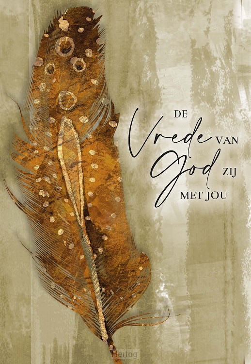 Wenskaart vrede van God zij met jou