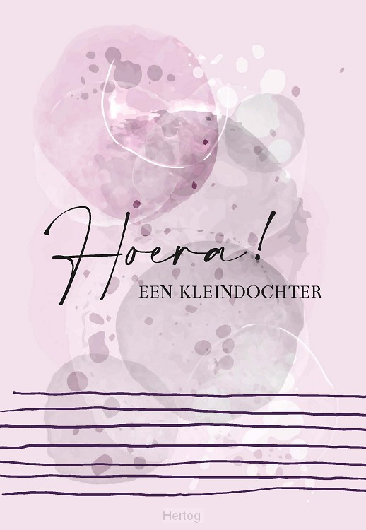Wenskaart een kleindochter