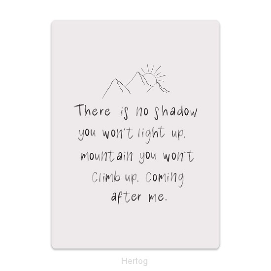 There is no shadow