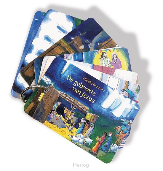 Vertelkaartjes Geboorte van Jezus set 5