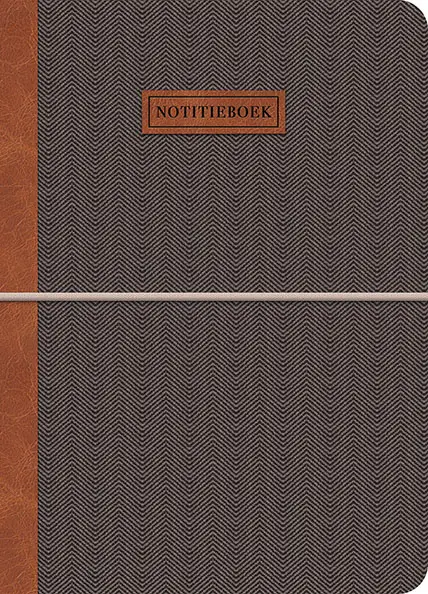 Notitieboek donkergrijs Gentleman