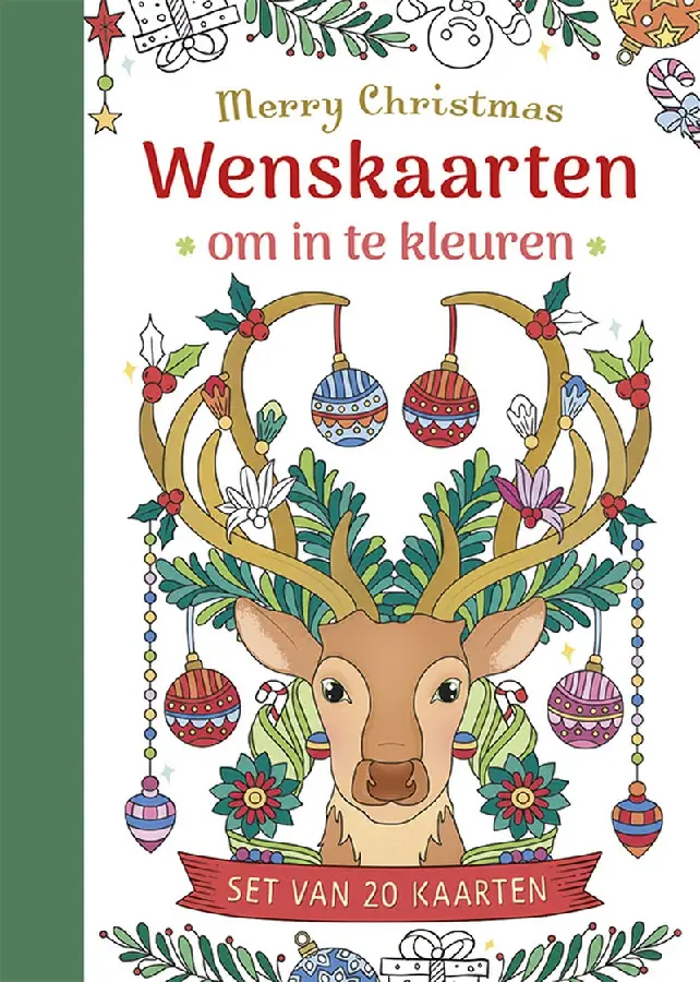 Wenskaarten om in te kleuren - Merry Chr