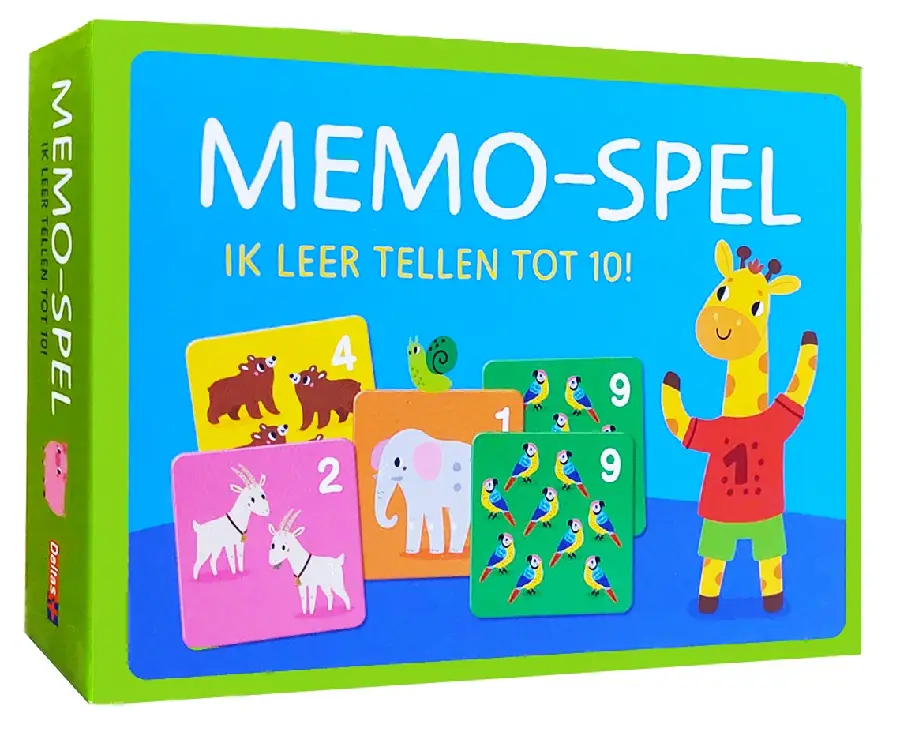 Ik leer tellen tot 10! Memo-spel