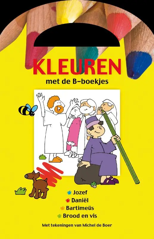 Kleurboek B-boekje geel