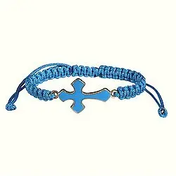 Set (3) Flared cross nylon bracelets
