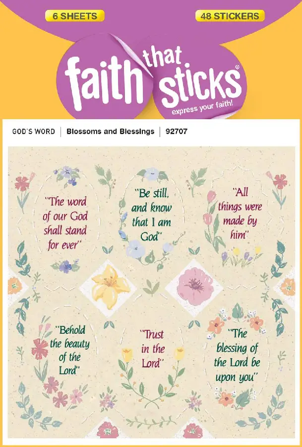 Stickers Blossoms and Blessings