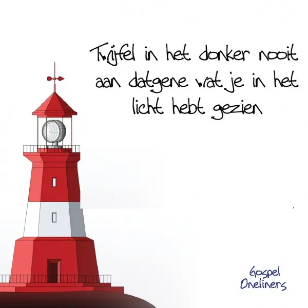 Choice kaartje twijfel in het donker noo