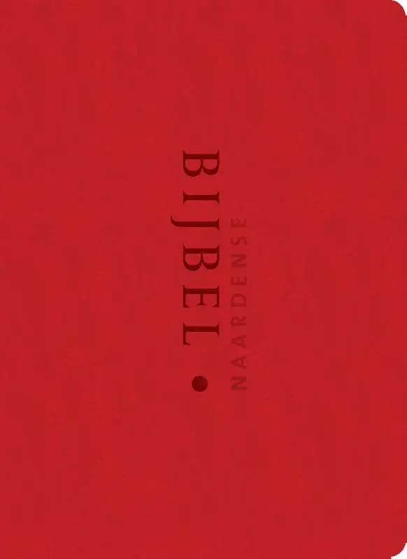 Naardense bijbel rood foedraal vivella