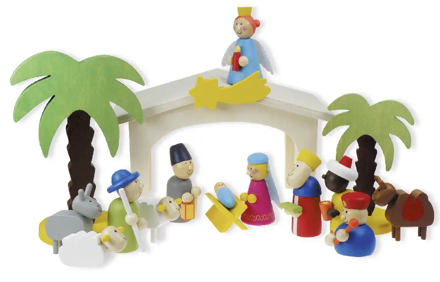 Speelgoed  Kerststal