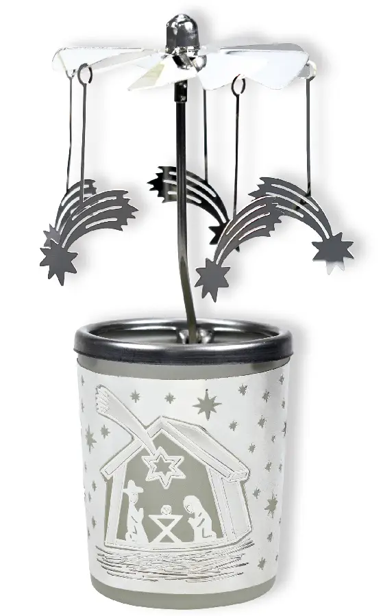 Glas windlicht  Kribbe 15cm