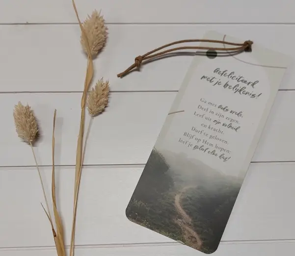 Boekenlegger Belijdenis Ga met Gods ...