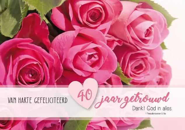 40 jaar getrouwd m/t