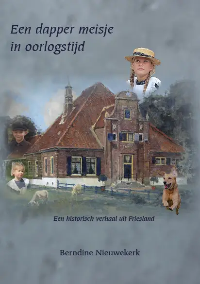 Dapper meisje in oorlogstijd