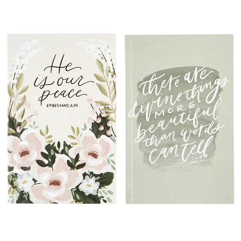 Notebook set He is our peace/there are d
