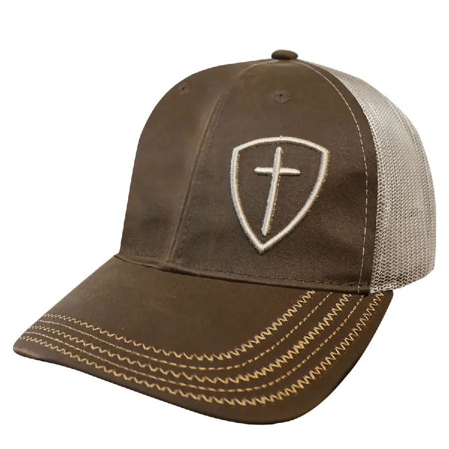 Men''s Cap Cross shield - brown