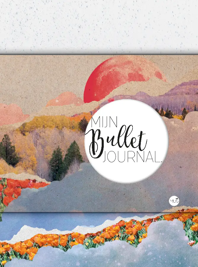 Mijn bullet journal collagelandschap