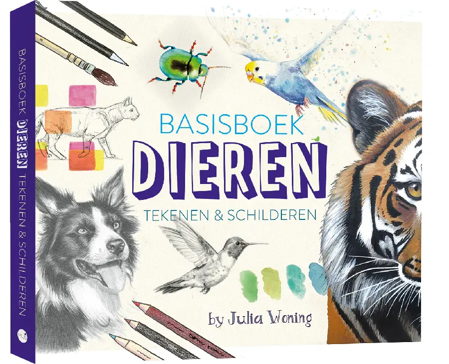 Basisboek dieren tekenen & schilderen