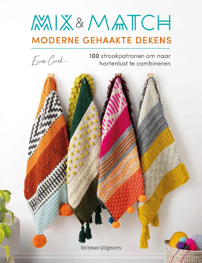 Mix & match moderne gehaakte dekens
