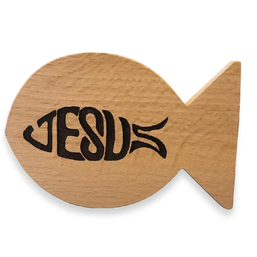 Homedecor/coaster Fish Jesus