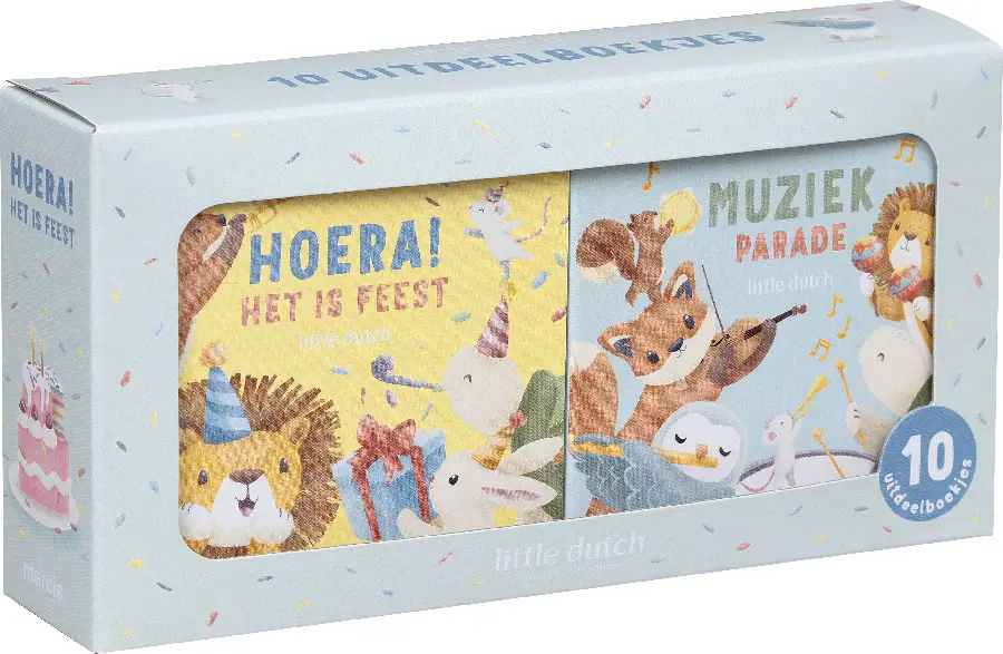 Uitdeelboekjes hoera! het is feest - muz