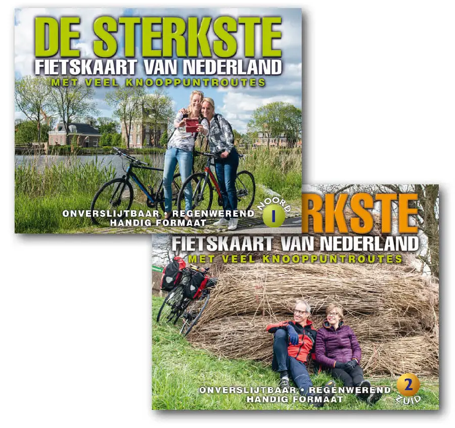 De sterkste fietskaart Nederland dl 1+2