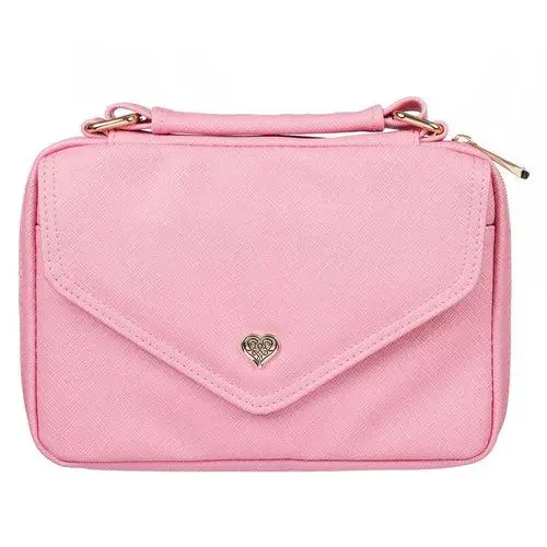 Pink with Heart Badge Luxleather