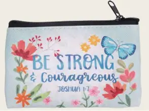 Coin Purse Strong & Courageous