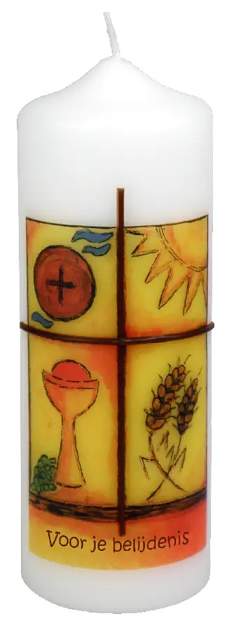 Kaars 17 cm voor je belijdenis