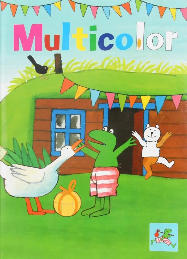 Kikker multicolor bal kleurboek