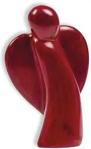 Beeld engel rood 6,5cm