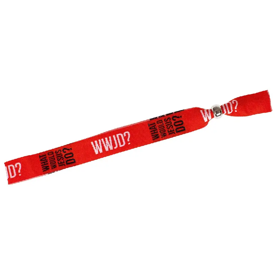 Event-armband WWJD rood